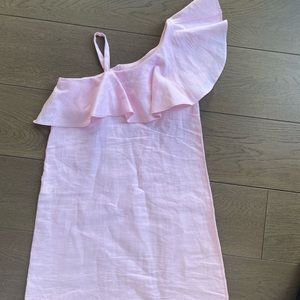 ZARA PINK LINEN DRESS!